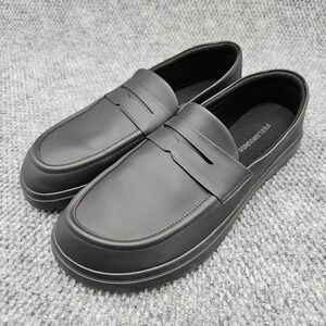 Feel Grounds Mens Size 12 Black Barefoot Penny Loafer Minimalist Zero Drop Shoes